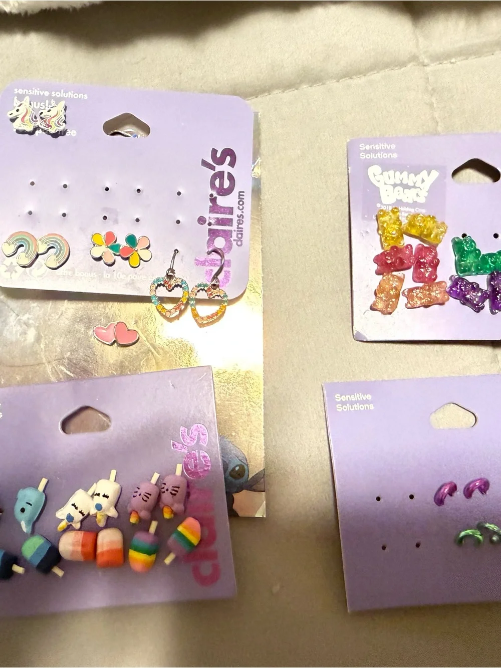 Claire's Kids Earrings Sets- Multicolor